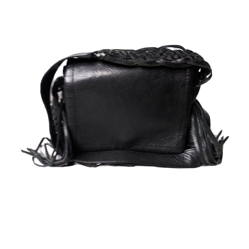 REBECCA MINKOFF Small Wendy Crossbody Bag Black Leather Handbag Retail $295